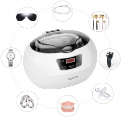 Ultrasonic Cleaner 600ML for Home Glasses Nozzle Dentures Jewelry Cleaner (600ml)