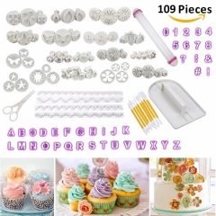 Cadrim 109pcs Fondant Sugarcraft Cake Decorating Tools