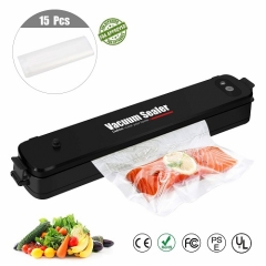 Cadrim Vacuum Sealer With 15pcs Sealer Bags[Black]