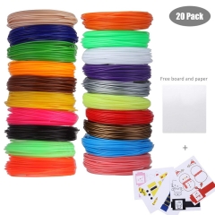 Cadrim 1.75mm PLA,3D Printer filament , 20 Different Color ,32.8 Feet Each, Fit for Polaroid, NEXTECH, Soyan, LAPOND, Amzdeal Intelligent 3D Pen