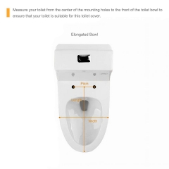 Cadrim Toilet Seat with Built in Child Seat 732083291265